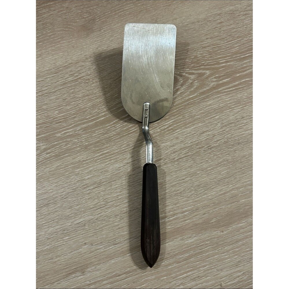 Duncan Hines Stainless Steel 6in Turner Spatula Wooden Handle